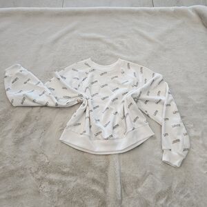 Levi's Womens Sweater Logo White